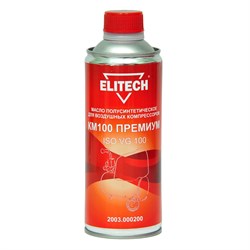 Масло ELITECH компрессорное полусинтетика 0,45 л - фото 11709
