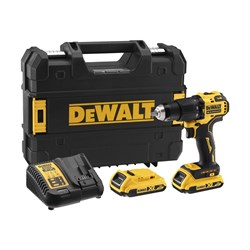 Дрель аккумуляторная DEWALT  DCD 709 D2T  18v 2.0Ah Li-Ion 7166 - фото 14932