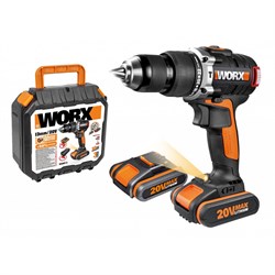 Дрель аккумуляторная WORX WX354  20V 2,0Ач кейс WX354 - фото 33356