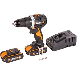 Дрель аккумуляторная WORX WX102 АКБx2 2Ач ЗУ 2,0A WX102 - фото 33410