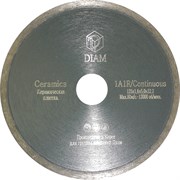 Диск алмазный DIAM 1A1R CERAMICS 125*22.2 мм сплошной