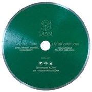 Диск алмазный DIAM 1A1R GRANITE-ELITE 180*25.4 мм сплошной