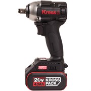 Гайковерт аккумуляторный KRESS  KU272.2 20V 4Ач х2, Зу 2А, кейс KU272.2