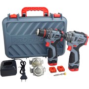 Набор PROFIPOWER 2в1 :Дрель аккумуляторная BL-161+Винтоверт аккумуляторный BL-162 2 акб 2Ач E0227