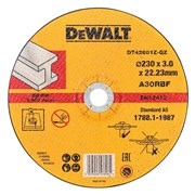 Диск абразивный DeWalt INDUSTRIAL 230*3,0*22,2 металл DT 42601Z-QZ
