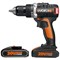 Дрель аккумуляторная WORX BL WX175 20V 2,0Ач кейс WX175