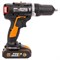 Дрель аккумуляторная WORX WX367  20V 1,5Ач кейс WX367 - фото 14057