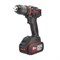 Дрель аккумуляторная KRESS KUA71 20V 4Ач x2, ЗУ,кейс KUA71 - фото 35683